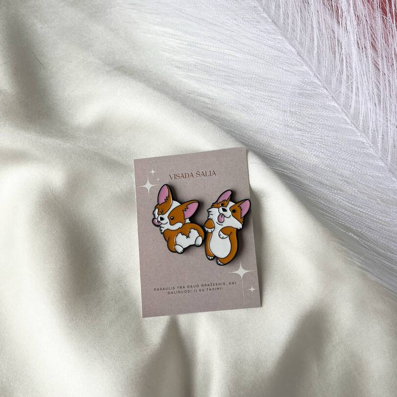 Derantys ženkliukai ,,Korgiai"