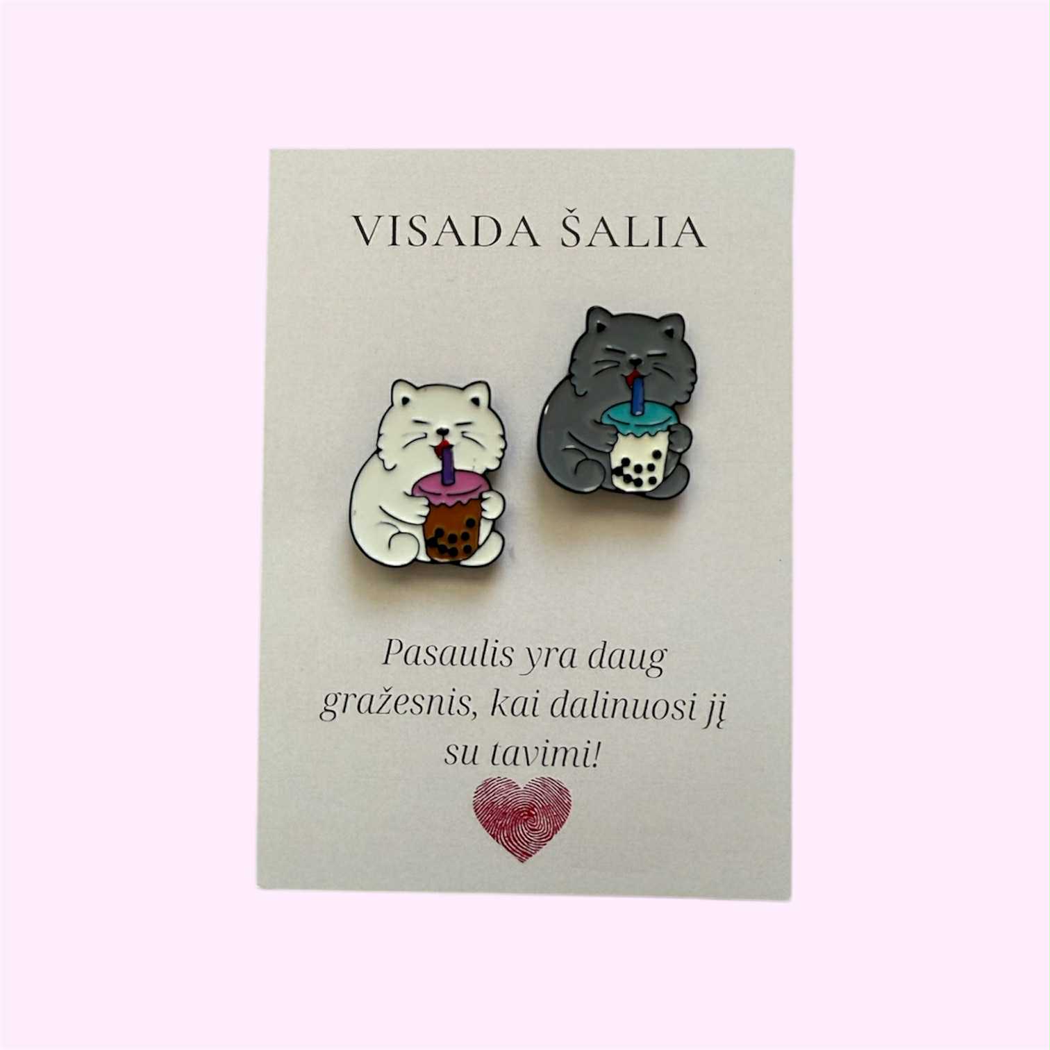 Derantys ženkliukai ,,Boba kitties”