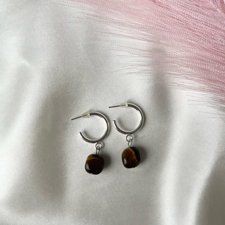 Auskarai ,,Tigro akis”