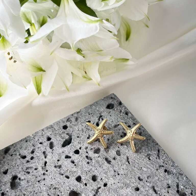 Auskarai ,,Jūrų žvaigždutės”