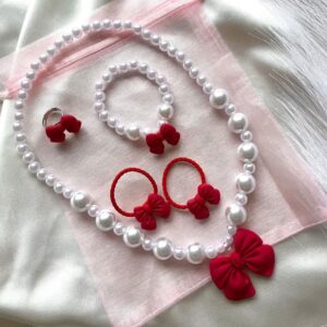 Vaikiškas papuošalų rinkinys ,,Kaspinėliai"