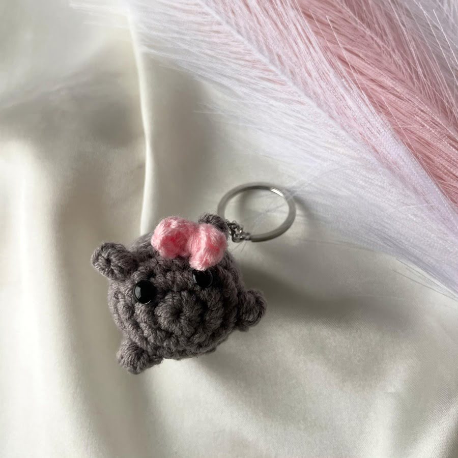 Nertas raktų pakabukas ,,Žiurkėnas” - Image 2