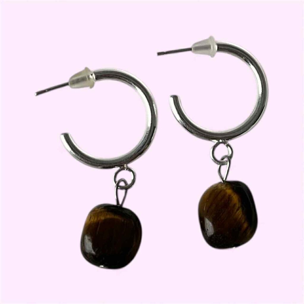 Auskarai ,,Tigro akis”