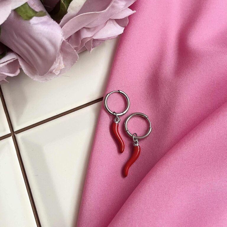 Auskarai ,,Chilli”