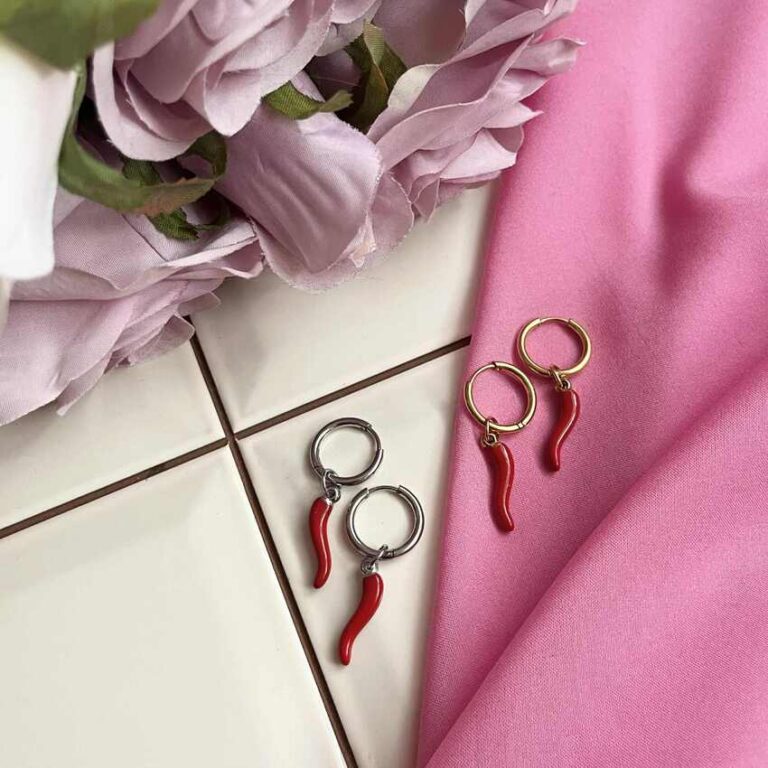 Auskarai ,,Chilli”