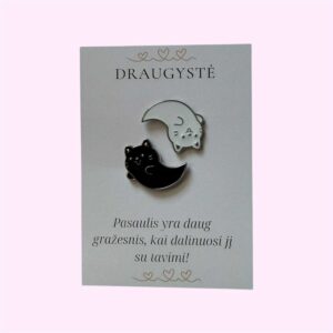 Derantys ženkliukai ,,Yin Yang kačiukai"