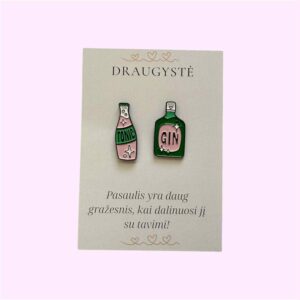 Derantys ženkliukai ,,Gin and tonic"