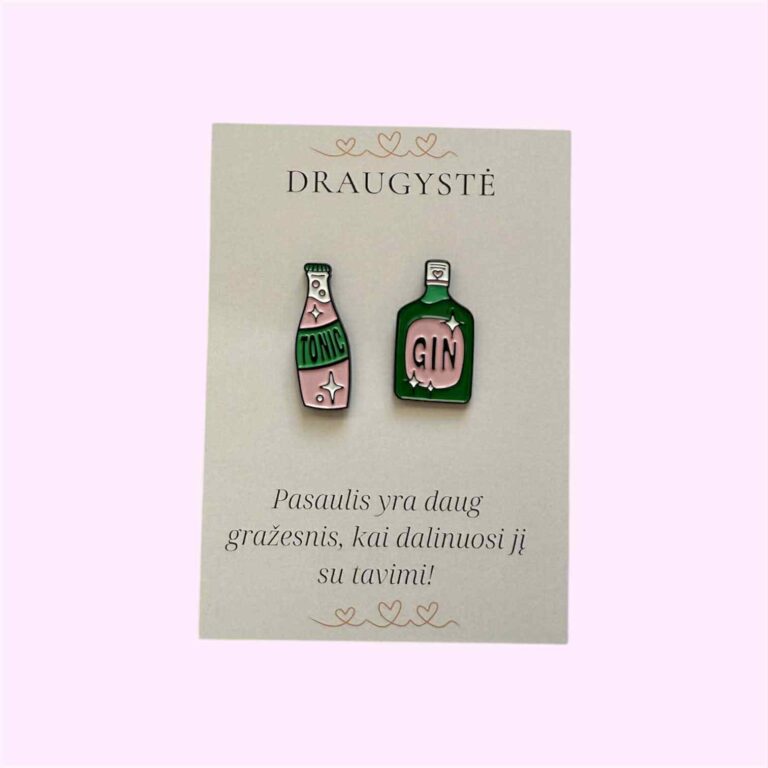 Derantys ženkliukai ,,Gin and tonic”