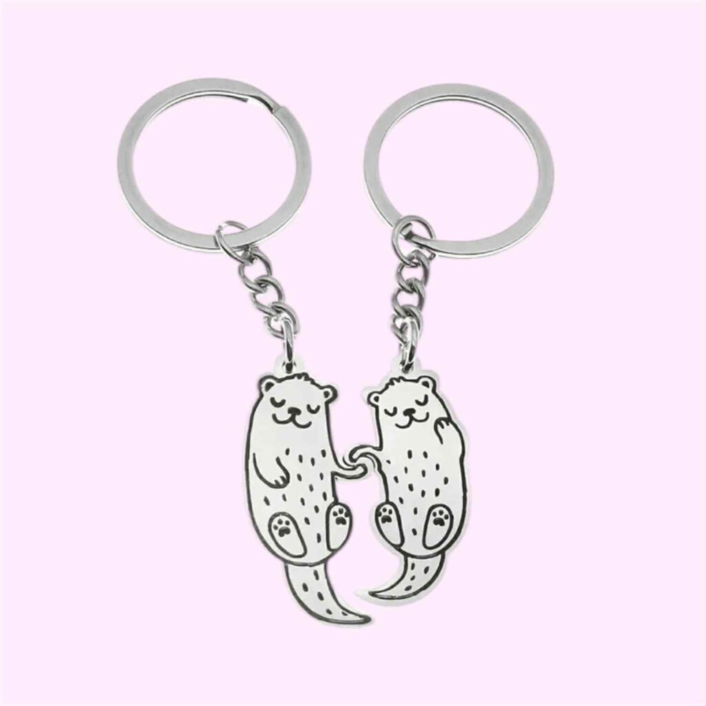 Derantys raktų pakabukai ,,Ūdros”