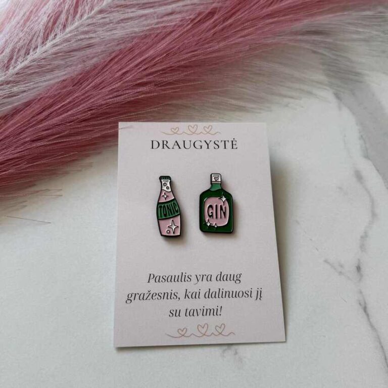 Derantys ženkliukai ,,Gin and tonic”