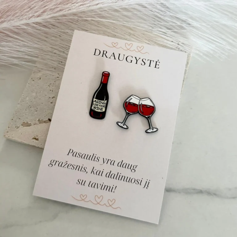 Derantys ženkliukai ,,Wine”