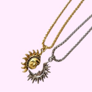 Derančios grandinėlės ,,Sun and moon"